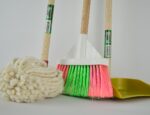 broom and mop