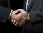 business hand shake