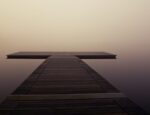 foggy pier