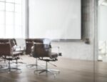 Meeting room with chairs.